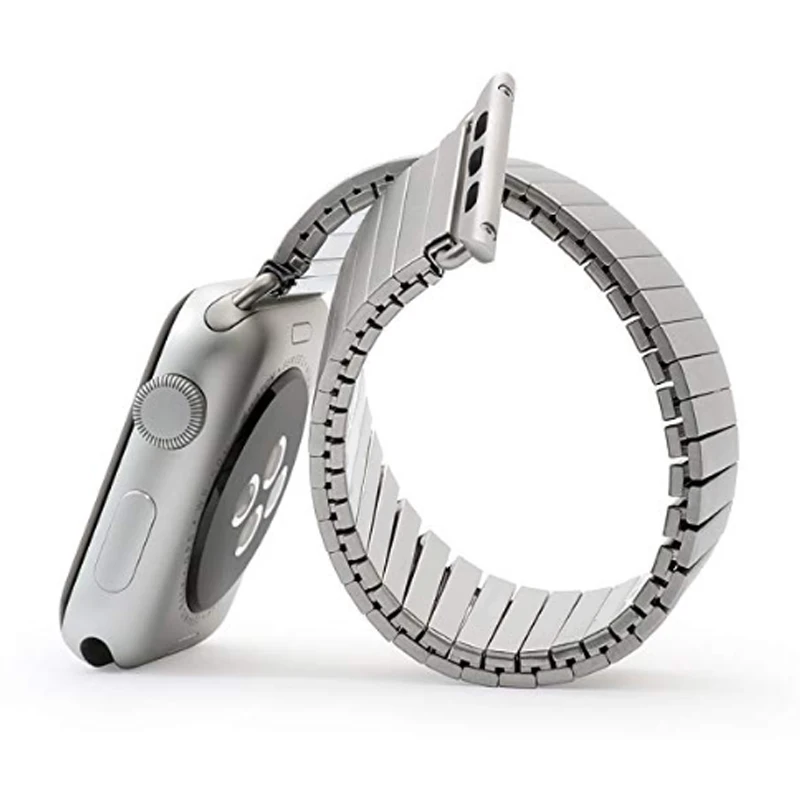 Ремешок из нержавеющей стали для Apple watch series 5/4/3/2/1 iwatch apple band 42 мм 38 44 40 эластичный