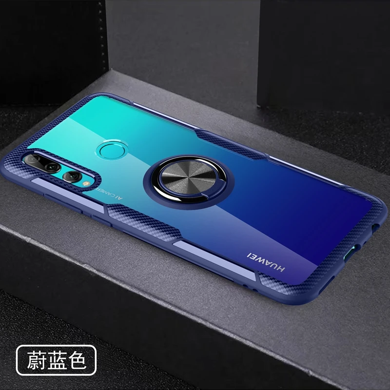 Чехол для Honor 10i прозрачный акриловый чехол-кольцо для Honor 10i 20i 10 20 Lite Pro V20 Honor Play магнитный автомобильный держатель бронированный чехол