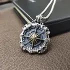 Винтажная подвеска в скандинавском стиле с компасом