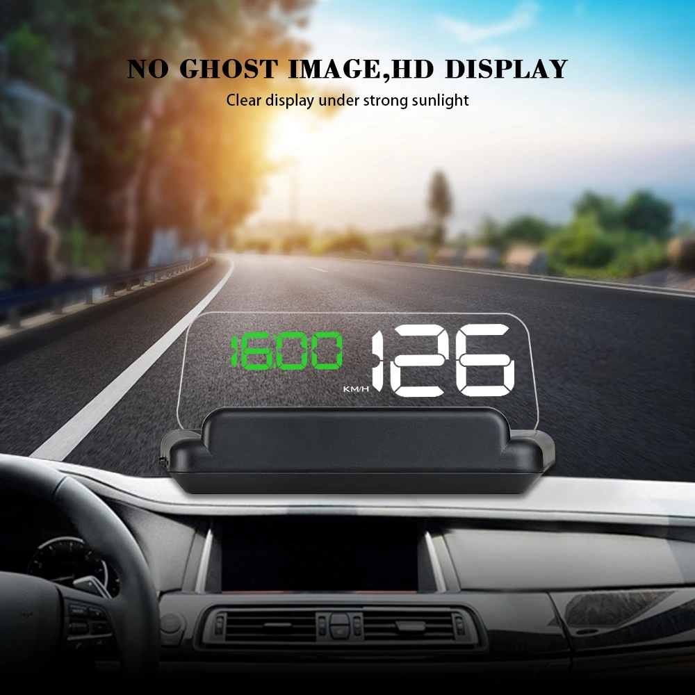Автомобильный проектор лобового стекла HUD C500 зеркальный прибор для измерения