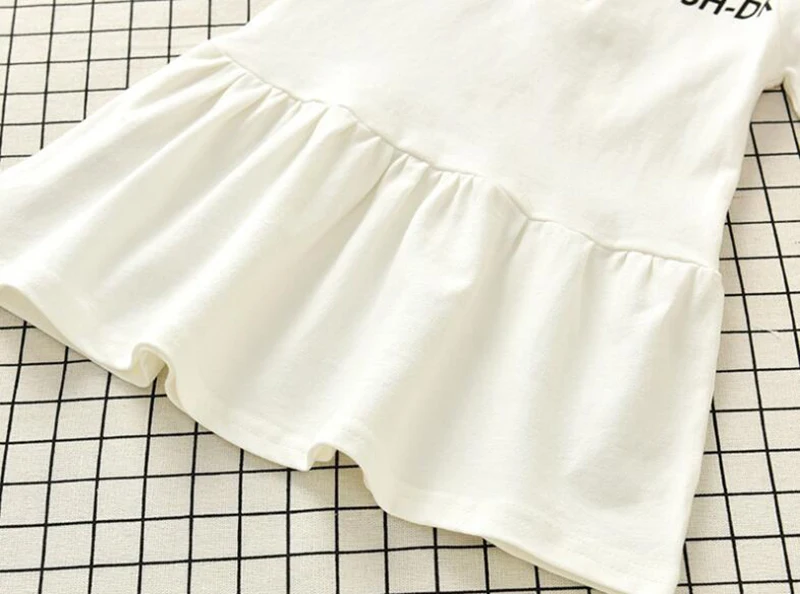 Летнее платье для девочек, новое дизайнерское поло, Vestidos, одежда с короткими рукавами и оборками, повседневное Спортивное детское платье для девочек