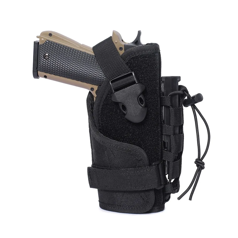 

Universal Outdoor Waist Belt Holster Magazine Right Hand Fit Most Models 1000D Nylon Pouch Hunting Gun Accessories
