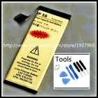 Аккумулятор Zero-cycle для iphone 5s, золотой аккумулятор с бесплатными инструментами