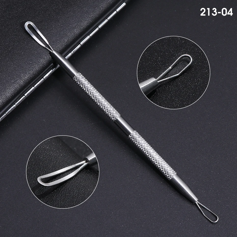 

1Set Acne Clipper Tweezers Pimple Blackhead Remover Needles Facial Care Stainless Steel Cleaning Tools Beauty Kits LYMP01-02