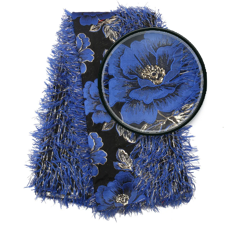 5 ярдов/партия Высококачественная парчовая кружевная ткань ФРАНЦУЗСКИЙ Тюль