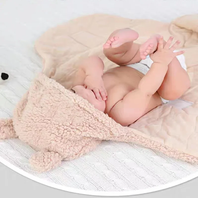 

Спальный мешок для новорожденных, теплый, однотонный, пеленка, постельное белье, Осень-зима