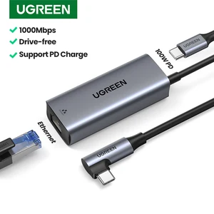 Ugreen usb ethernet usb-c to rj45 lan adapter network card for macbook pro samsung ethernet apater usb rj45 1 ethernet Item image
