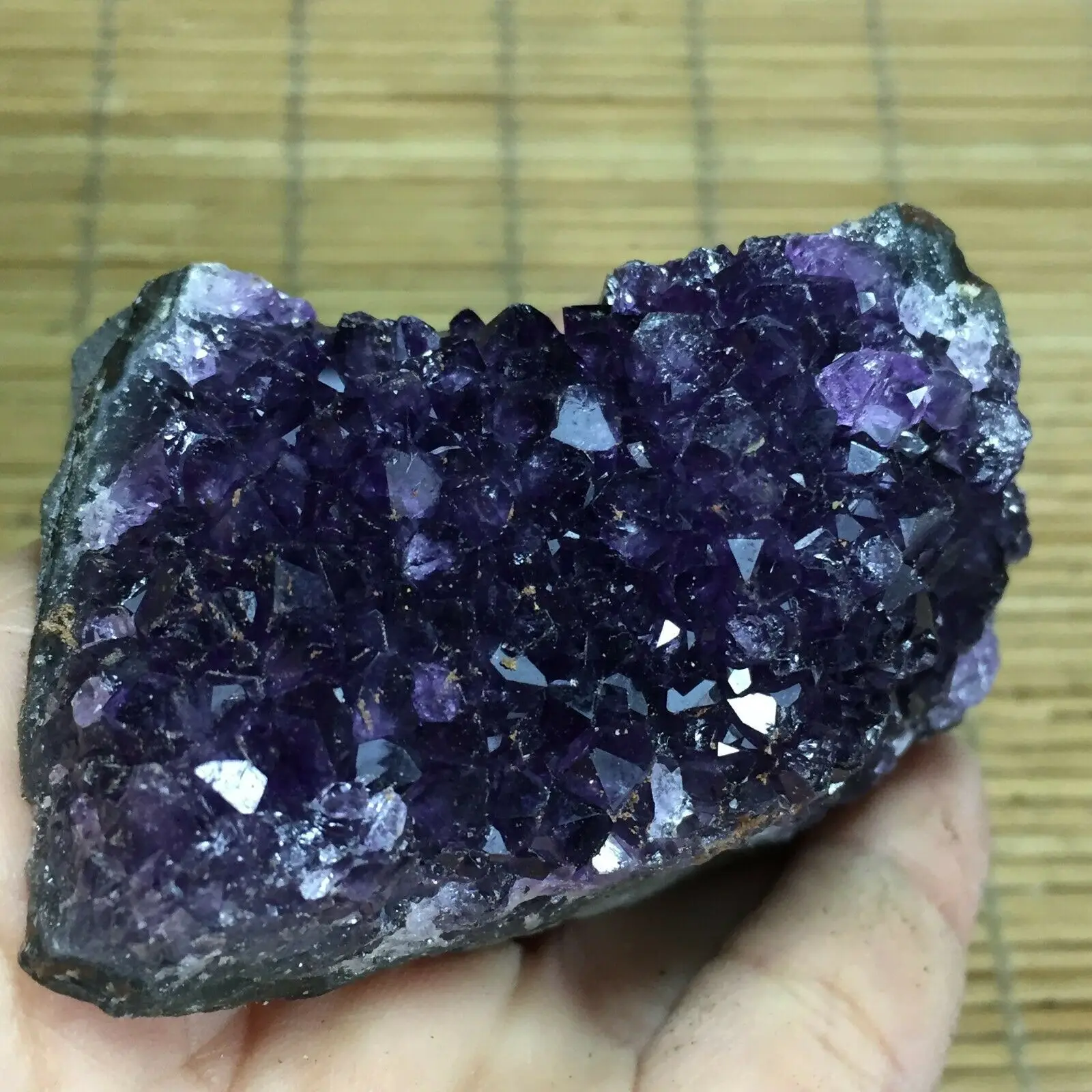 

Natural Amethyst Cave Quartz Cluster Crystal specimen Energy Healing