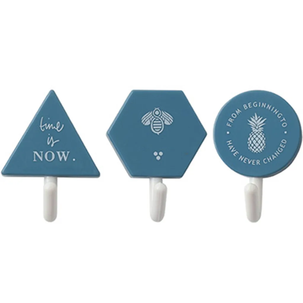 Крючок Для Ванной комнаты 3 шт. креативный геометрический крючок набор