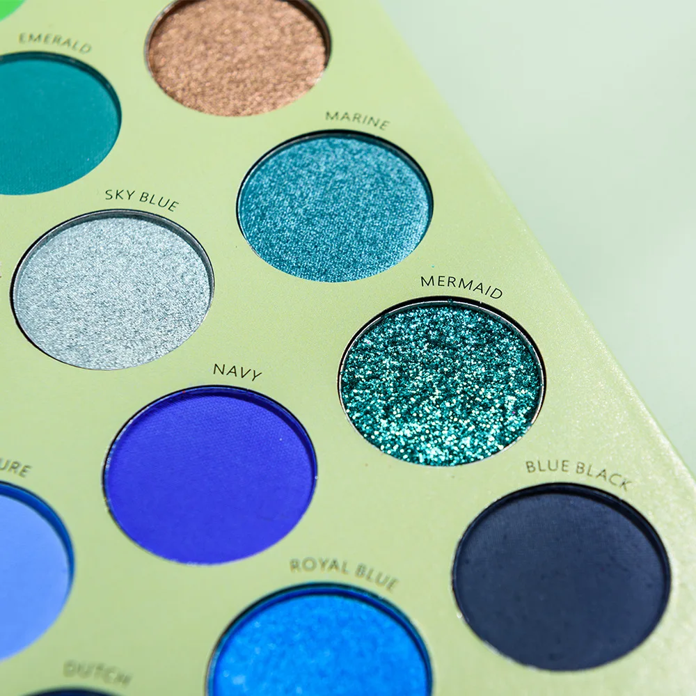 

Matte Sequins Eyeshadow Palette Shimmer Glitter Pigment Shiny Waterproof Easy to Color Long Lasting Eye Shadow Cosmetics
