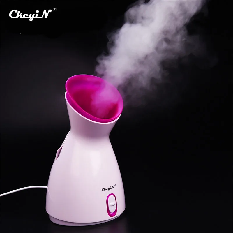 CkeyiN Nano ионный парогенератор для лица горячий туман увлажнение очистка черных
