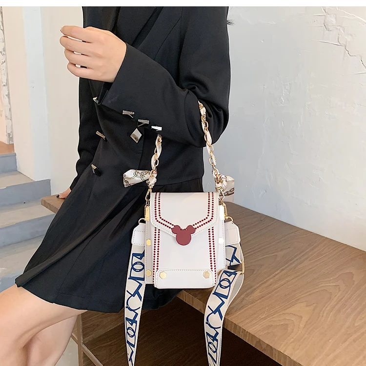 

с доставкой Super Mini PU Leather Crossbody Bags For Women 2021 Fashion Summer Shoulder Handbags Female Travel Chain Bag brand