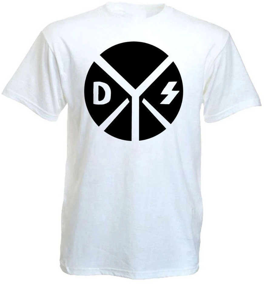 Dys Logo T-shirt Белый Жесткий панк Grindcore все размеры S-5Xl базовые модели футболка |