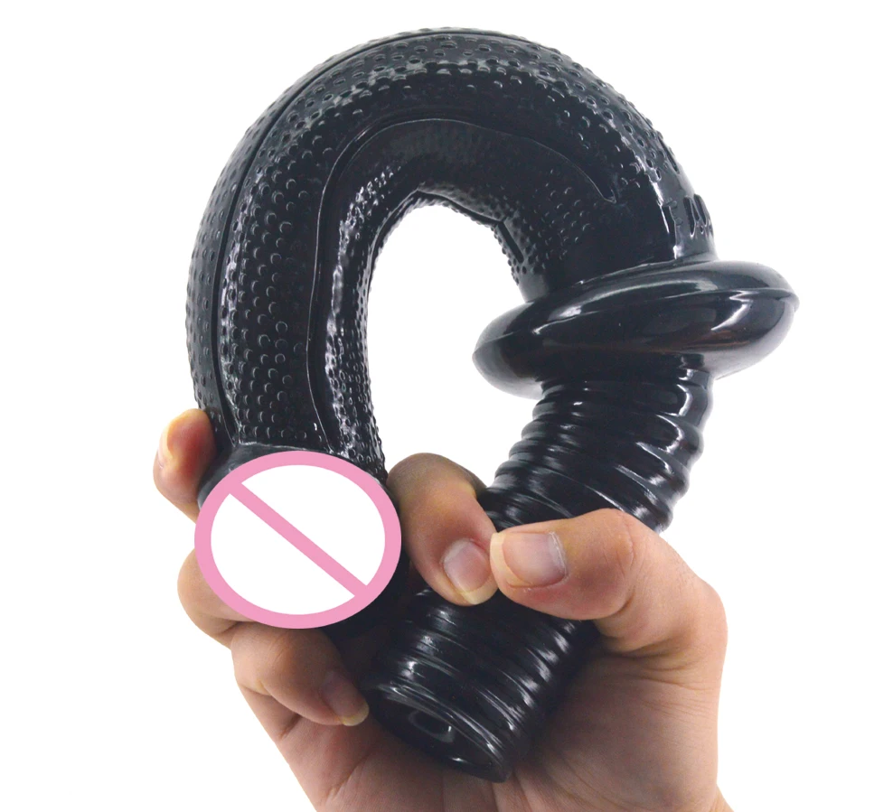 Реалистичный фаллоимитатор FAAK с винтовой ручкой выпуклые частицы текстура