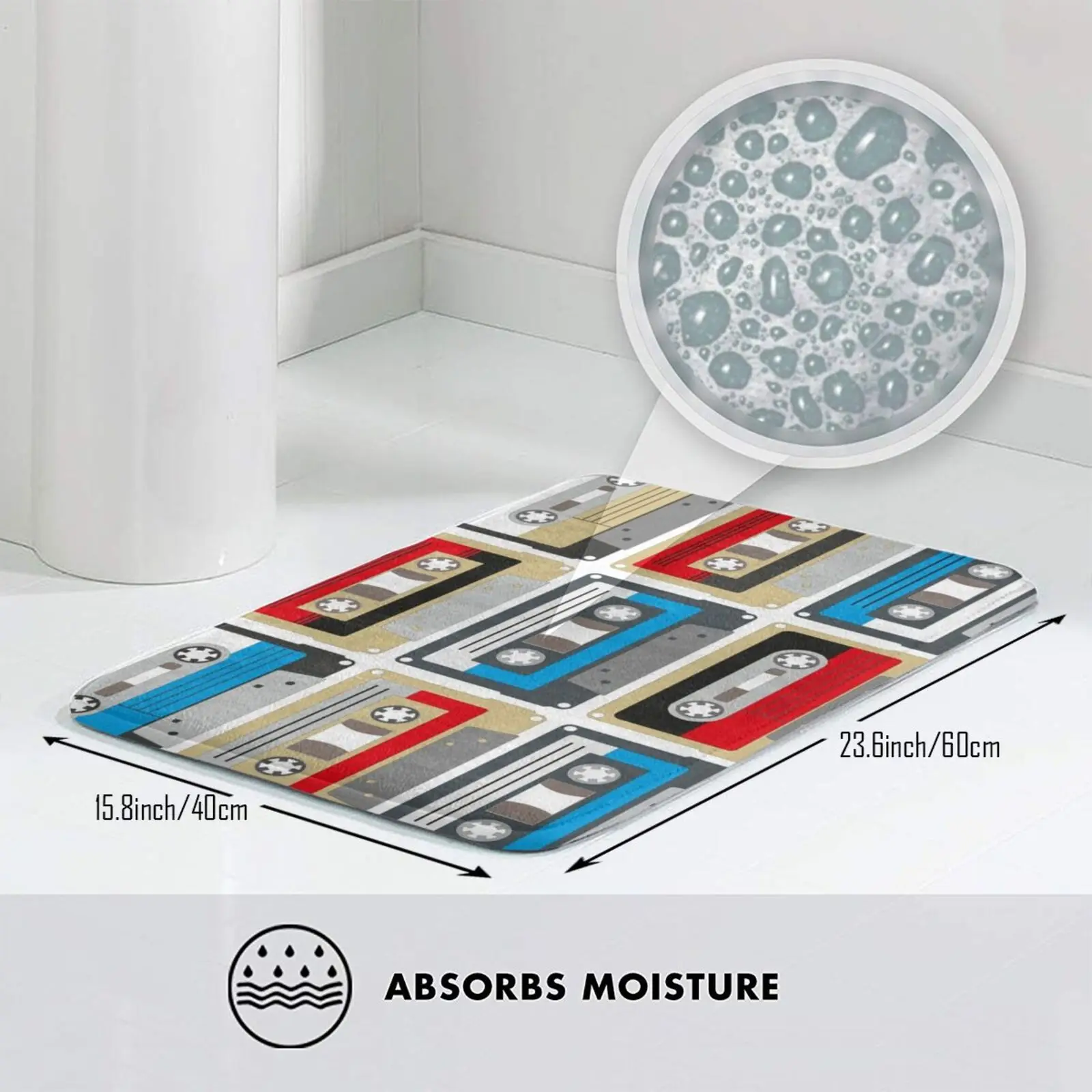 Кассетная лента с узором коврик для входной двери ванной Тэйлор качественные