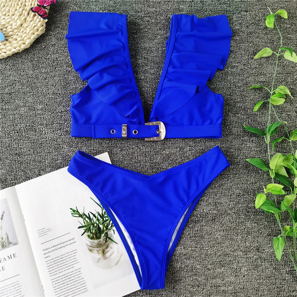 2020 летний купальник женский сексуальный специальный бикини с металлической
