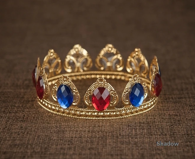 Новорожденный Подставки для фотографий Детские короны серебристого цвета с