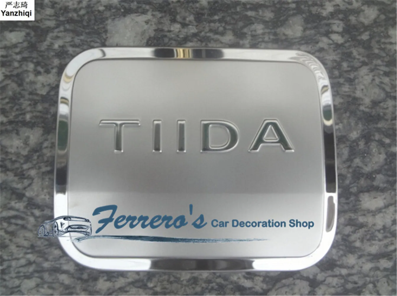 

Free shipping car sticker stainless steel fuel tank cap for 2006-2009 2010-2015 Nissan TIIDA high quality