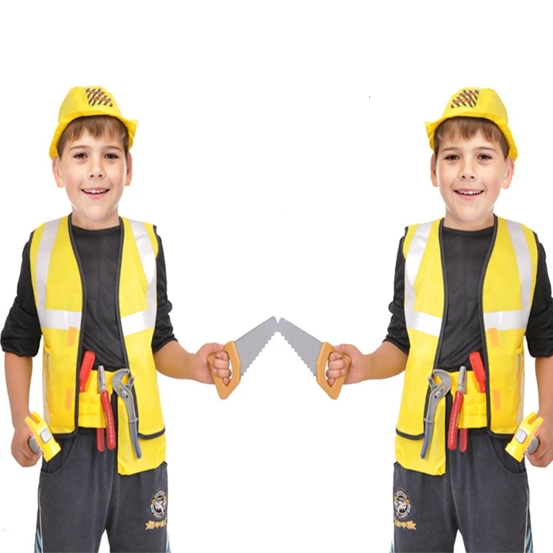 Вечерние костюмы на Хэллоуин для детей костюм инженера механика игрушки