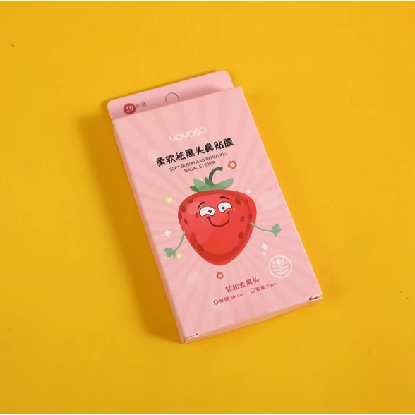 Полоски для носа от черных точек Strawberry 10шт Yoyoso | Красота и здоровье