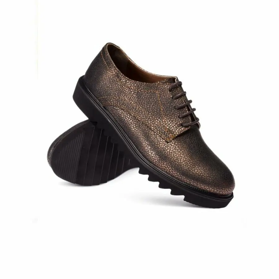 

Women Shoes Deery, Genuine Leather Copper Color Casual Women'S Oxford Shoes