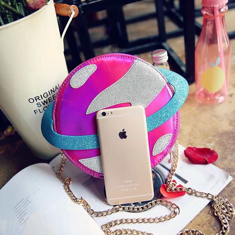 Потрясающие вечерние женские сумки с круговой планетой для родителей и детей