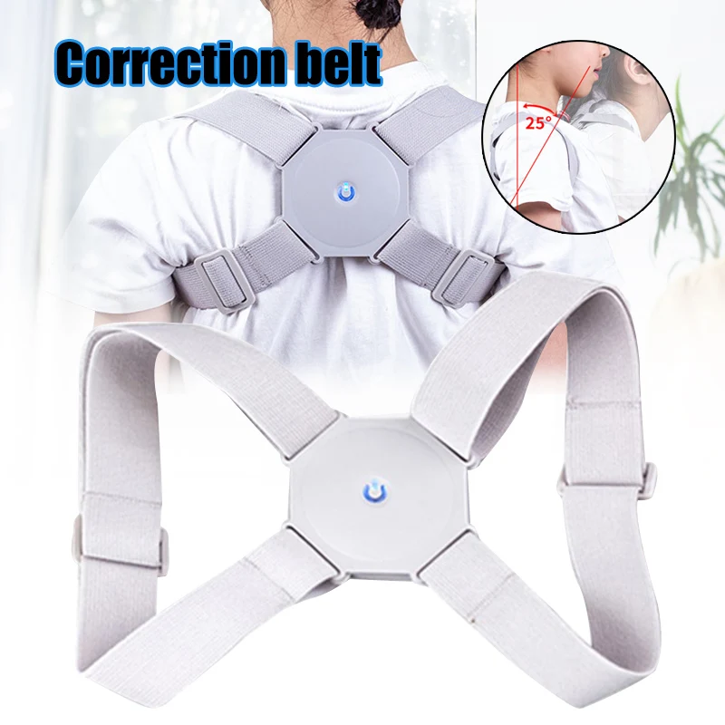 

Posture Corrector Smart Vibration Reminder Inductive Design For Back Support Pain Relief Improve Hump Products USB Charging