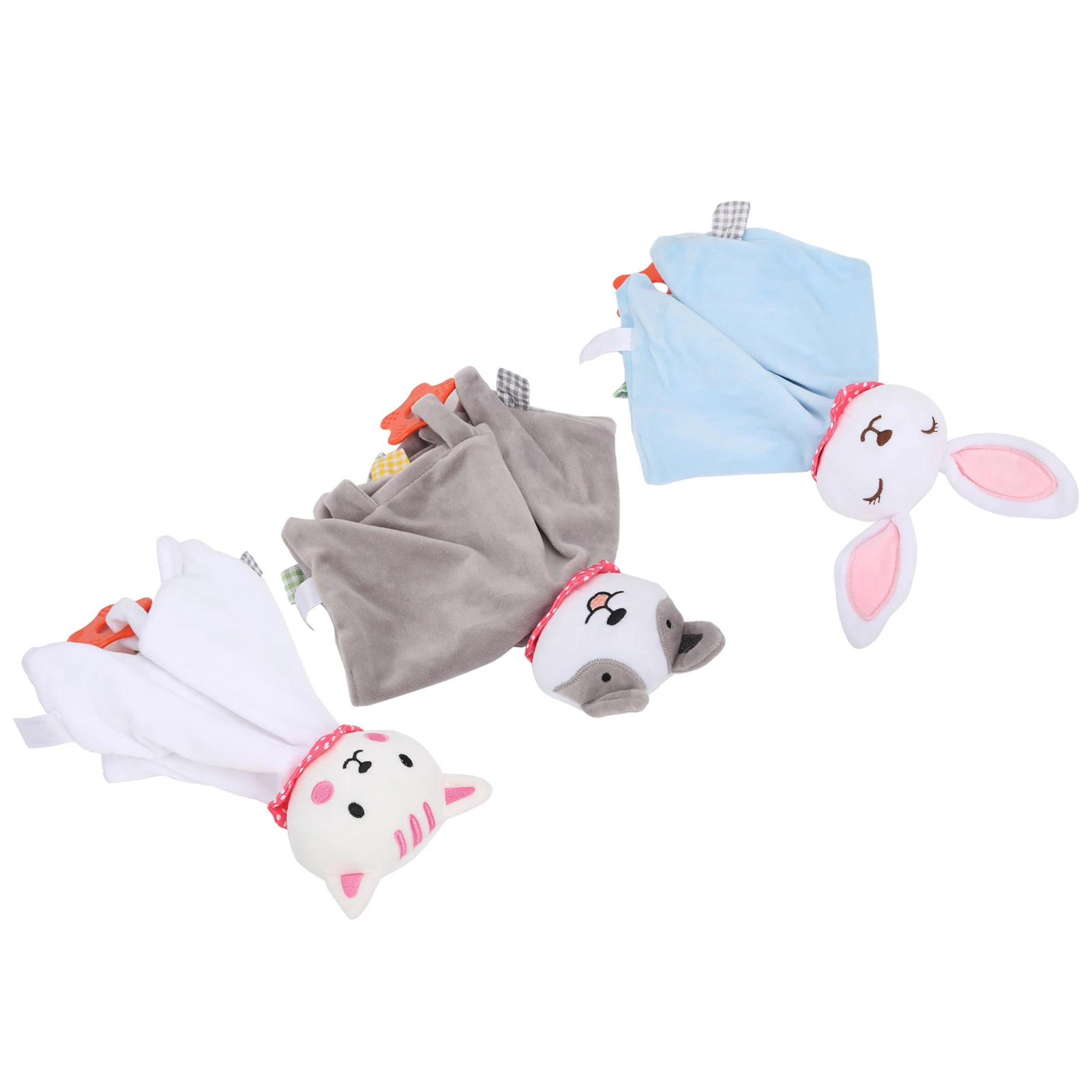 Детские плюшевые мягкие игрушки милый медведь кролик успокаивающее полотенце