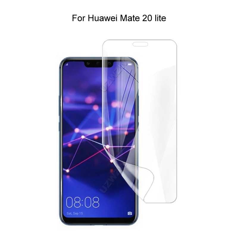

For Huawei Mate 20 lite Camera Protection & Screen Protector HD Hydrogel Film Soft 3D Full Cover Curved Guard