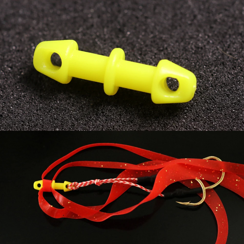 500 шт желто Белые Цилиндрические пластиковые скользящие детали Силиконовые юбки