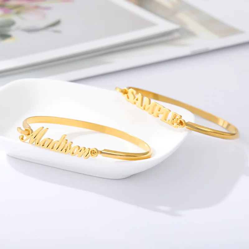 Персонализированные имя браслет дети браслеты для женщин подарок подружки