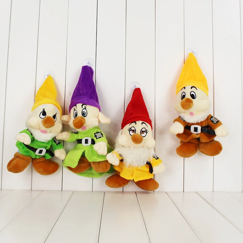 8 шт./лот плюшевые игрушки принцессы в стиле сказок Белоснежка и семь гномов