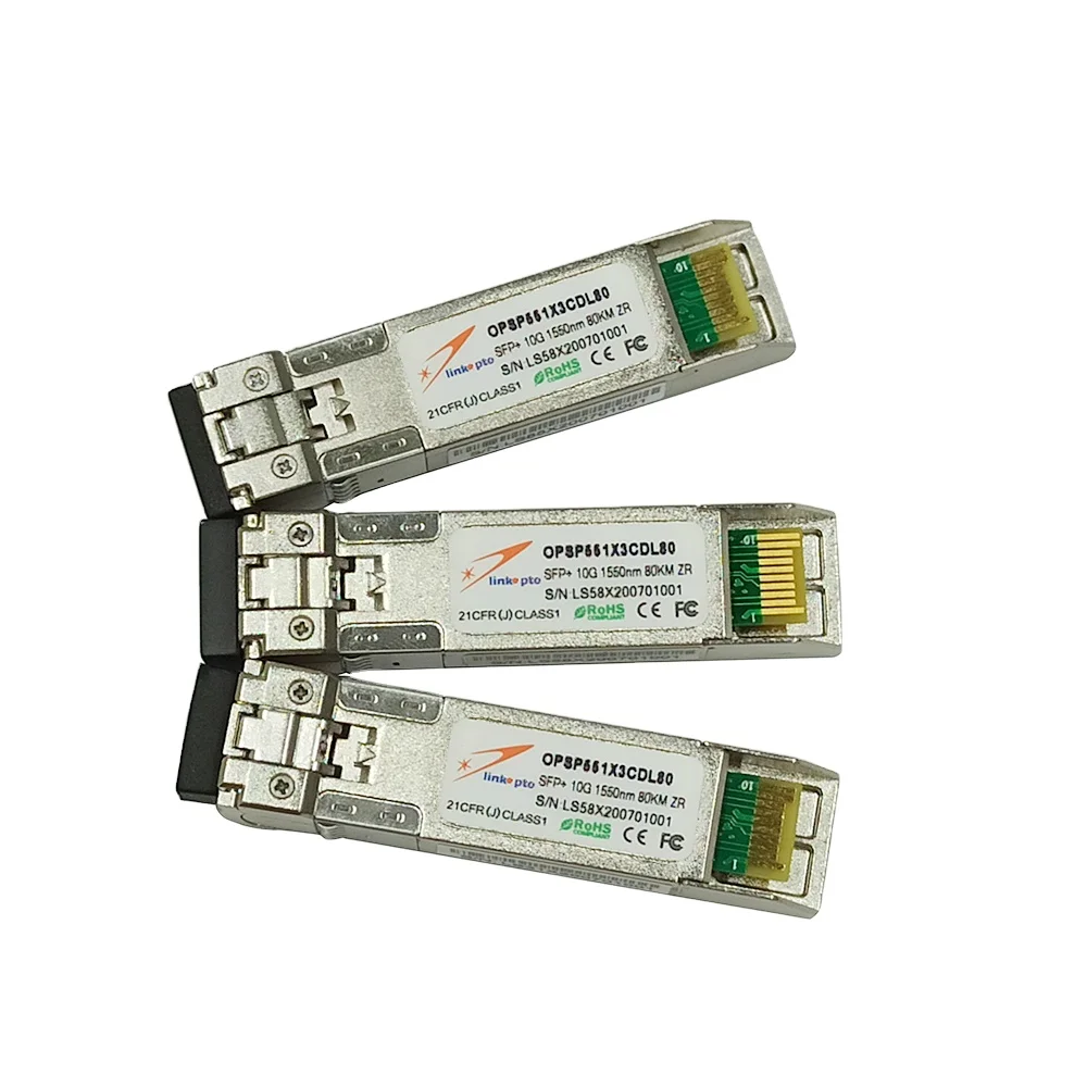 

10g SFP 1550nm ZR 80km optical transceiver module Factory directly sale
