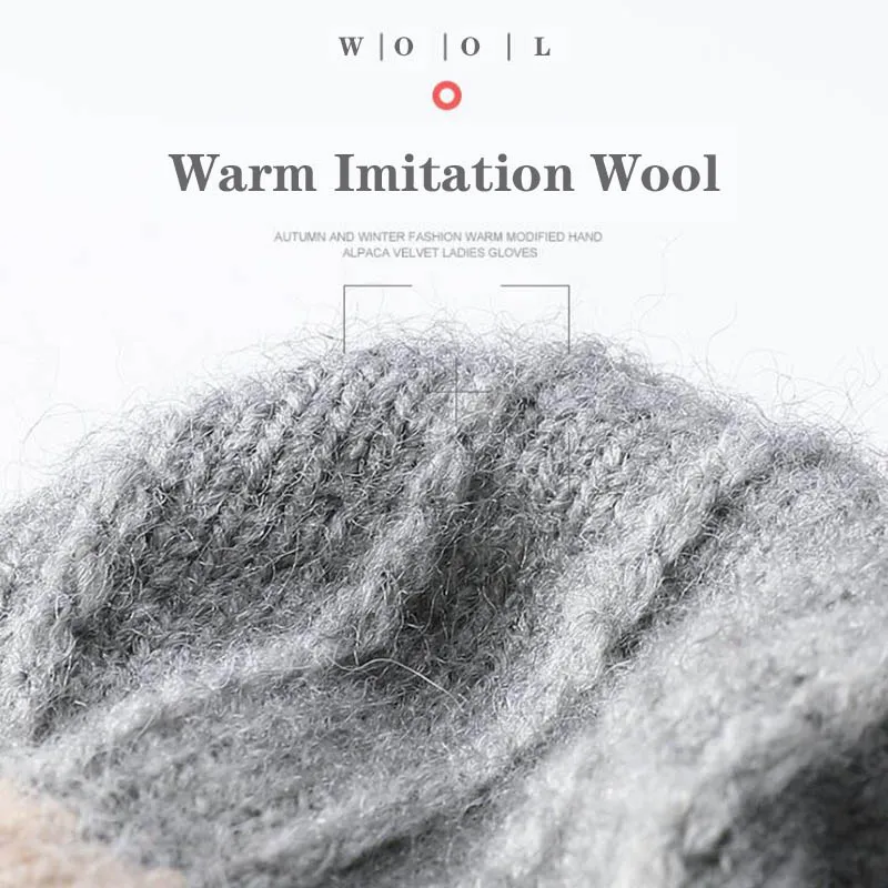 Calymel рождественские подарки Зимние перчатки для женщин женские теплые