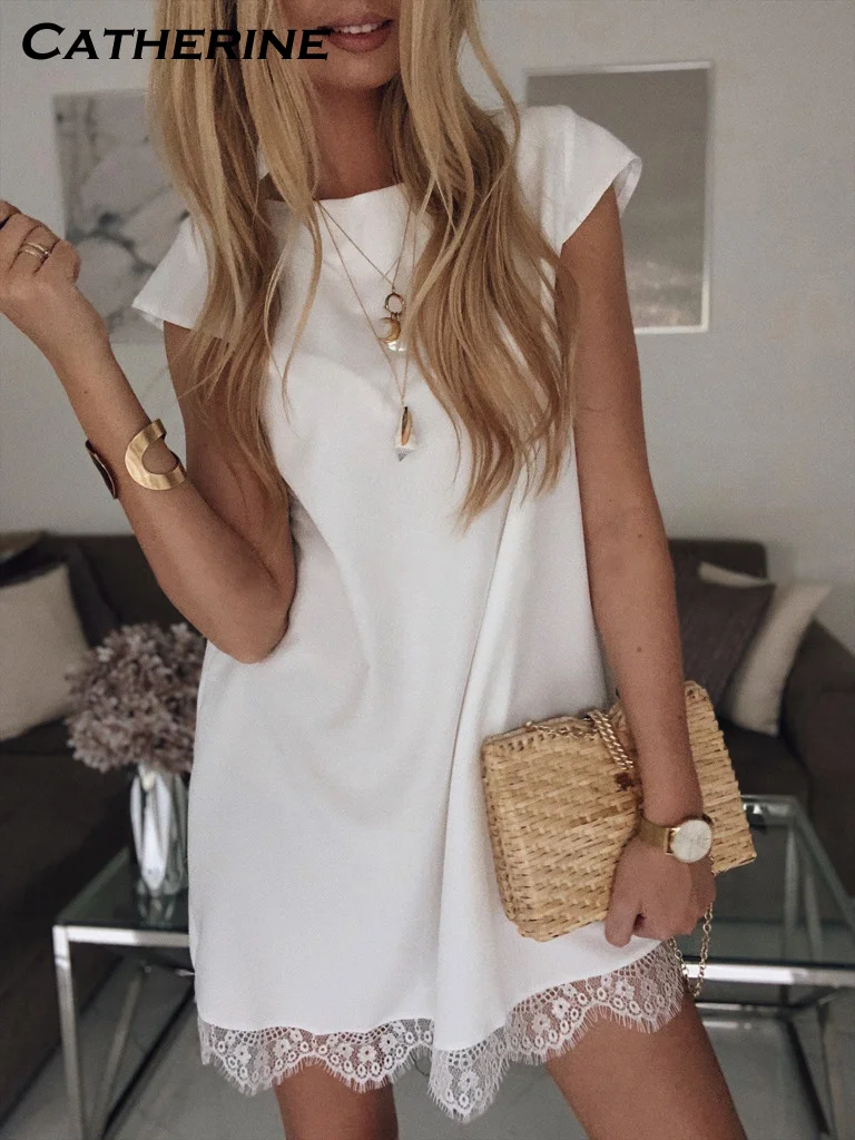 Женское платье новинка 2018 повседневное пикантное летнее свободное пляжное