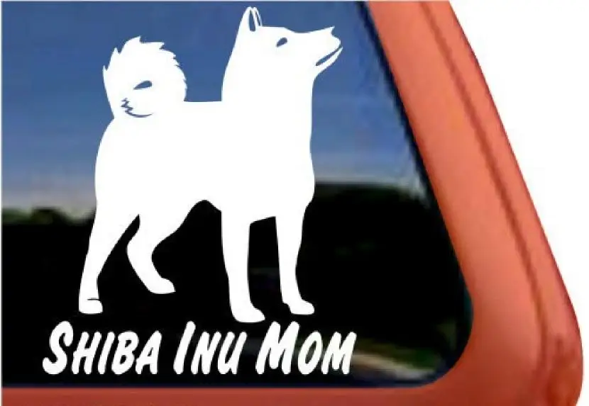 Флюоресцентная наклейка на автомобиль с изображением милого щенка/гусп