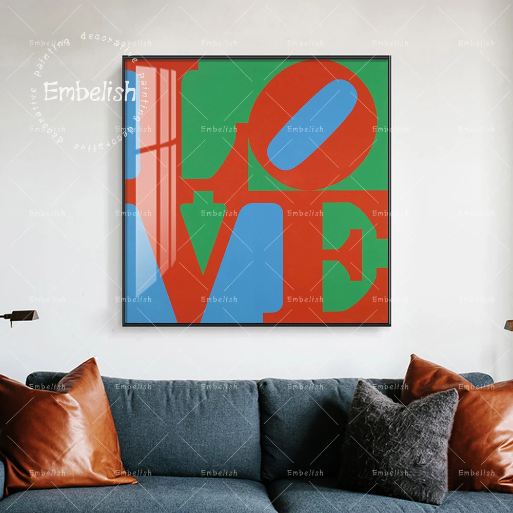 

Embelish Letters LOVE Modern Home Decor Wall Art Pictures For Living Room HD Print Canvas Painting Bedroom Posters Artworks