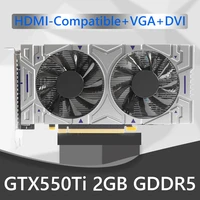gtx550ti 128bit gddr5 nvidia computer graphic card with dual cooling fan desktop pci e 2 0 hdmi compatible gaming video cards