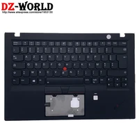 new original c cover shell palmrest upper case with fr french backlit keyboard for thinkpad x1 carbon 6th gen laptop 01yr540