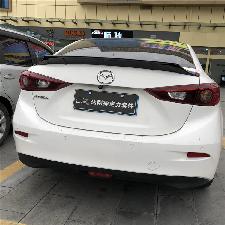 Спойлер для MAZDA 3 Axela 2014 2017 MAZDA3 спойлер высокого качества ABS Материал заднее крыло