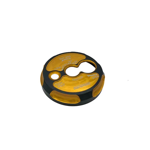 Lock Cover Gold Мотоцикл с ЧПУ Защита двигателя крышка ключа крышка головы мешок крышки протектор для Yamaha NMAX 155 150 125 NMAX 155 N-MAX 155 - Цвет: Lock Cover Gold