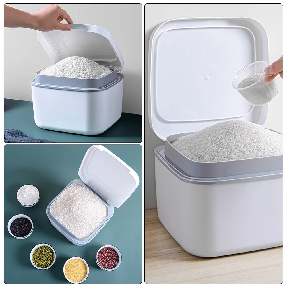 1Pc Rice Storage Container with Lid Grain Flour Dispenser Moisture-proof Bin Box | Дом и сад