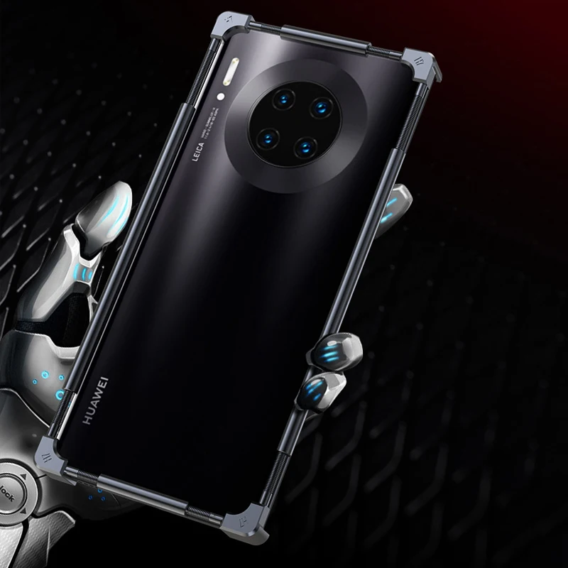 metal bumper shockproof phone cases for huawei p40 pro p40 case aluminum metal frame cover honor 30 pro 30s v30 mate 30 pro case free global shipping