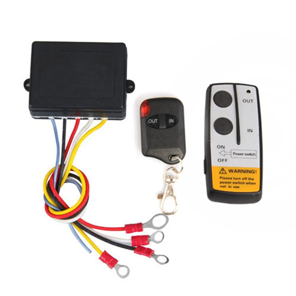 

YUANGANG 12 В 50 футов Автомобильная умная лебедка беспроводной пульт дистанционного управления переключатель для Jeep Грузовик вездеход светосве...