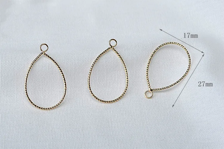 18k золотистого цвета с геометрическим рисунком делениями до уха аксессуары diy