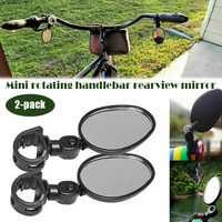 2pcs adjustable bicycle rearview mirror bike handlebar mirrors silicone strap rearview mirror mountain bikes cycling accessories