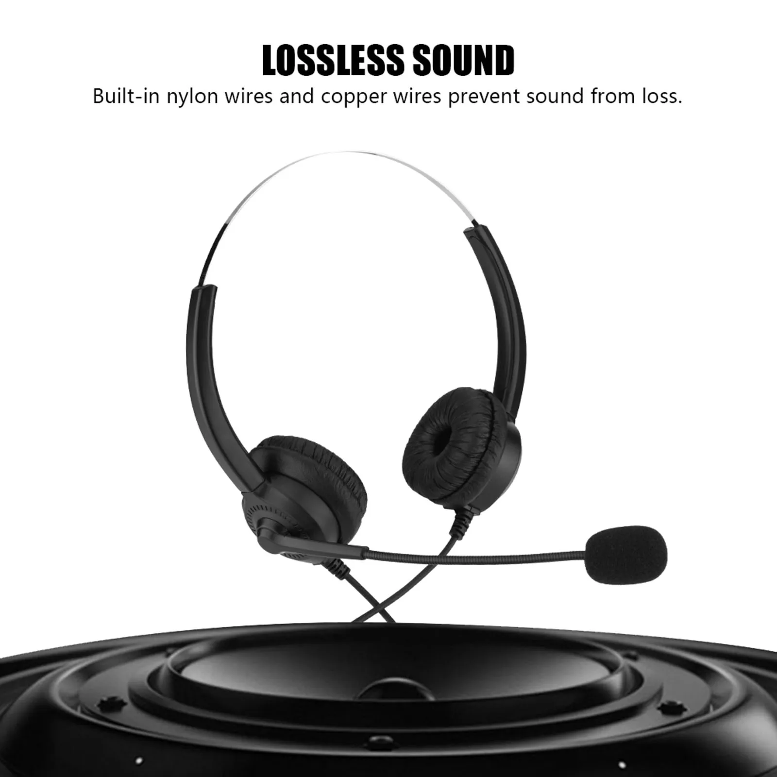 Hands Free колл центра Шум шумоподавления наушники проводные с микрофоном для