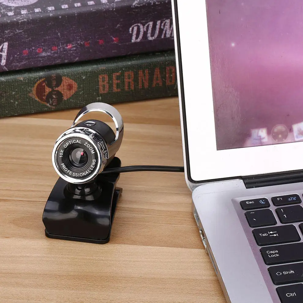 Веб-камера TWISTER.CK USB HD 12MP Поворотная на 360 градусов веб-камера с микрофоном