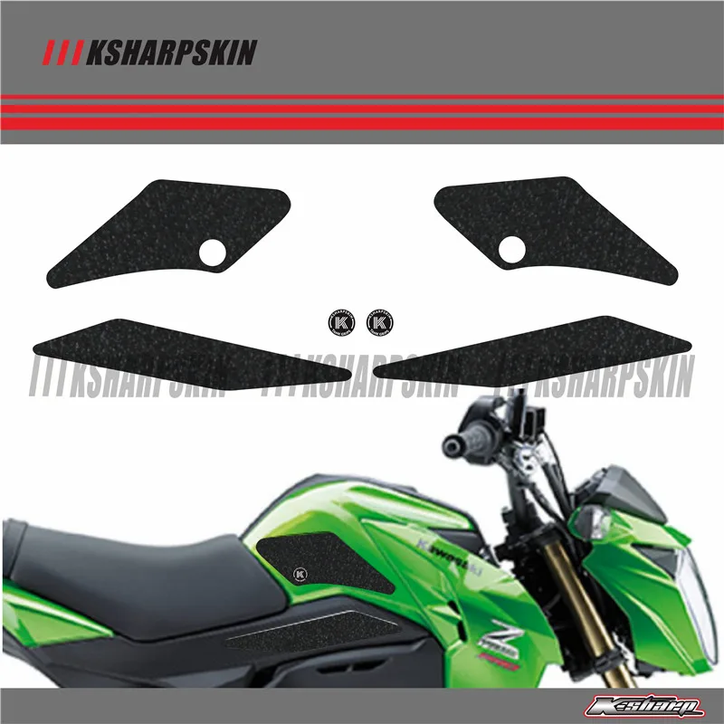 

ADESIVI 3D Sticker Decal Emblem Protector Tank Pad Tank grip For KAWASAKI 17-18 Z125 PRO/PRO KRT EDITION/PRO SE