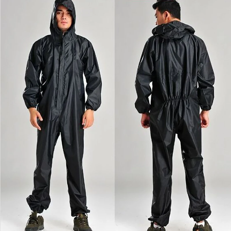 Один комплект мужской мотоциклетный дождевик водонепроницаемый непромокаемый